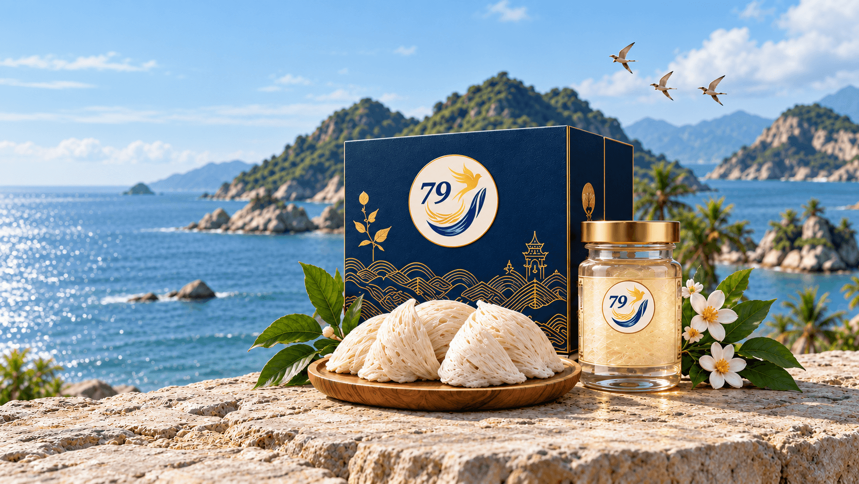 Yến sào KH NEST 79 bên vịnh biển Khánh Hòa